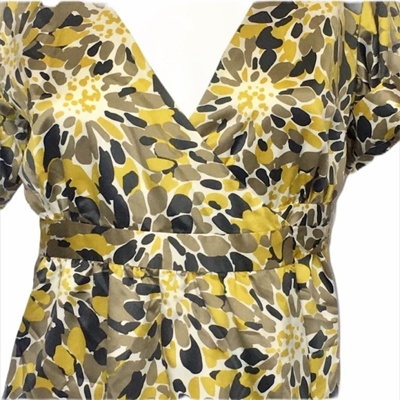 Banana Republic Womens Artsy Career Midi Wrap Dress 0 Office - Picture 8 of 12